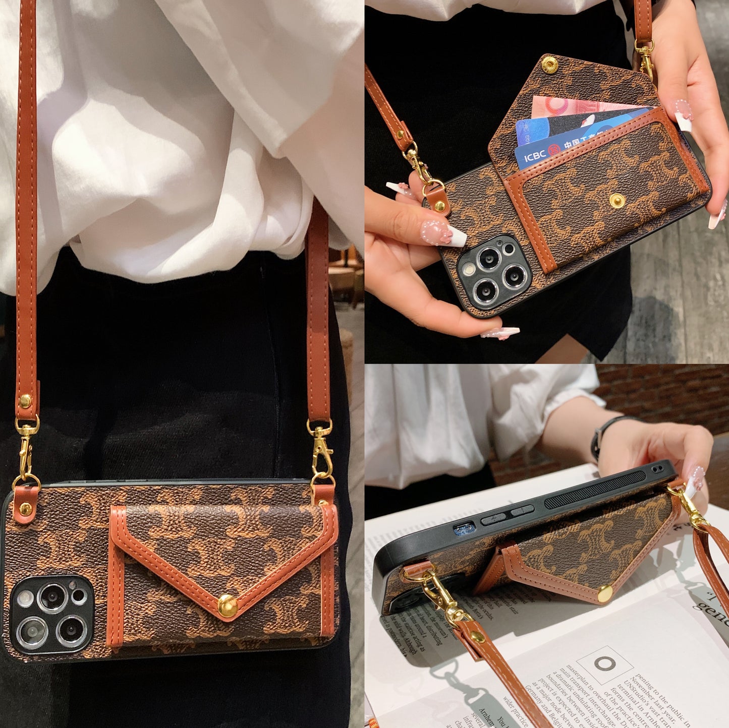 Oriseeasy iPhone case wallet